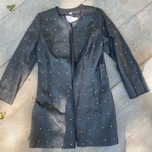 Trench leather coat from Pamela McCoy